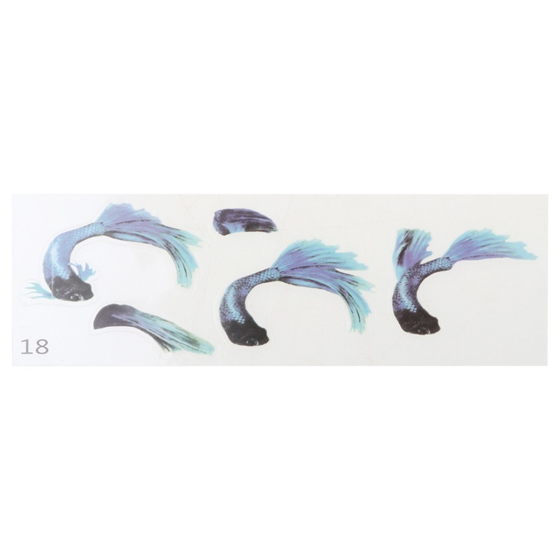 Set 10 Khuôn Silicon Hình Cá Vàng Dùng Trang Trí Sổ Tay DIY