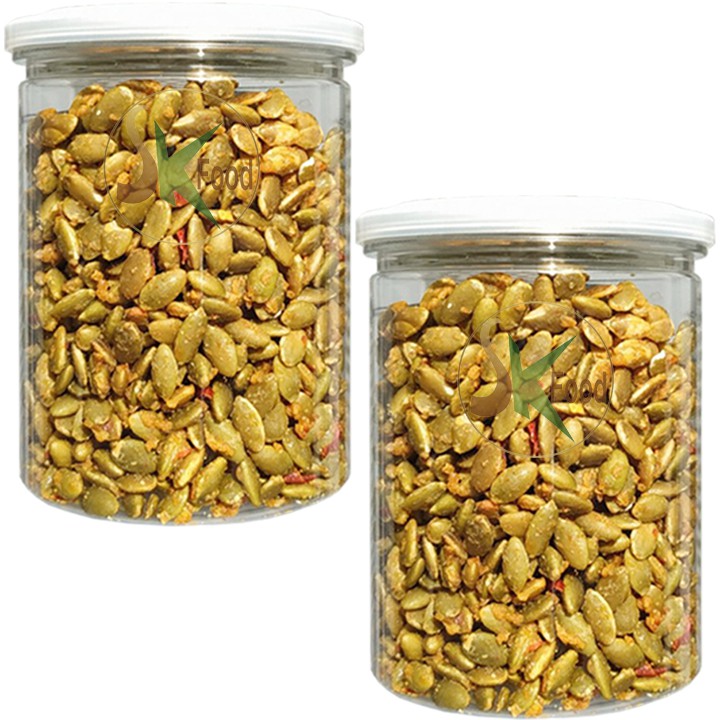 250g nhân hạt bí rang tỏi ớt hiệu SK FOOD