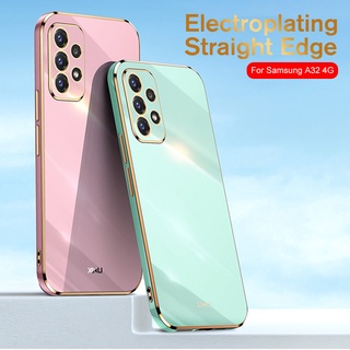 Ốp điện thoại viền mềm mạ bảo vệ camera Samsung Galaxy A52 Sumsung A72 A22 5G A32 4G A82