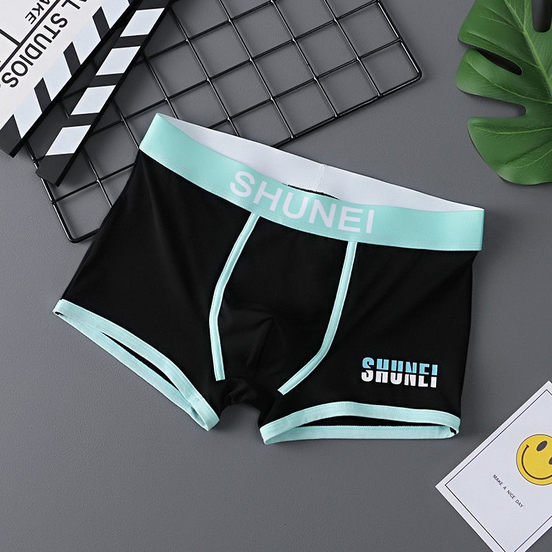 Quần Lót Boxer Co Giãn Thoáng Khí Thời Trang Mùa Hè Cho Nam