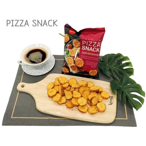 Combo 05 Snack bánh mì pizza Samlip  Hàn Quốc 120g * 5