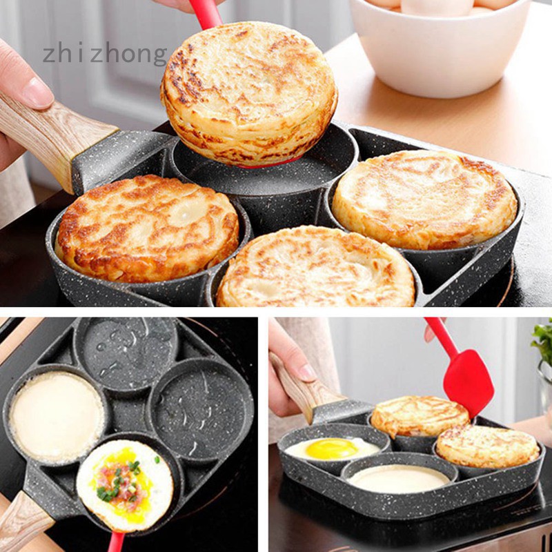 Khuôn Chảo Rán 4 Lỗ Tròn