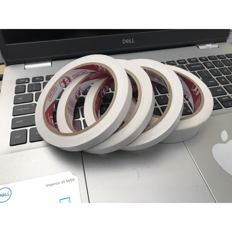 Băng keo 2 mặt trong suốt dán giấy siêu dính 1.2cm, 2.4cm, 4.8cm THIỆN PHƯỚC