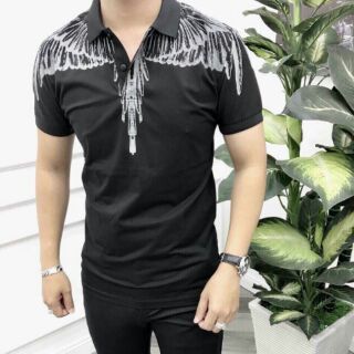 Áo cổ bẻ in họa tiết SN092 ACM058
