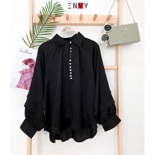 Áo Sơ Mi Lụa Tay Kiểu ENVY - S97