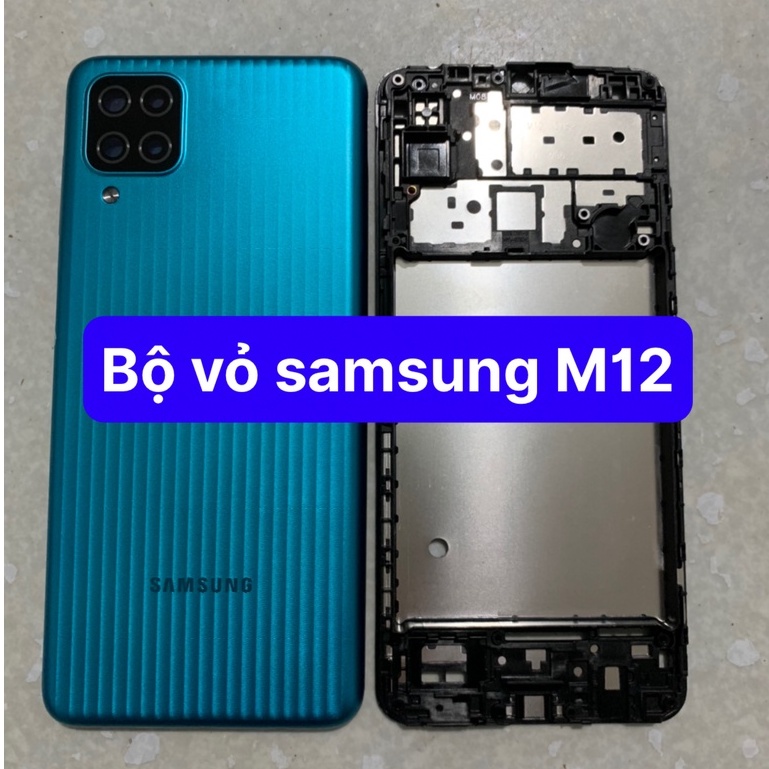 bộ xương vỏ samsung M12 (zin)