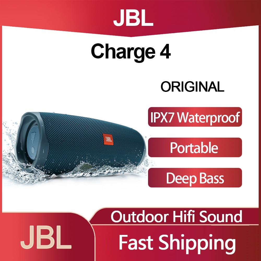 Loa Bluetooth Jbl Charge 3 / Charge 4 Chống Nước Ipx7 Âm Thanh Hifi Và Phụ Kiện