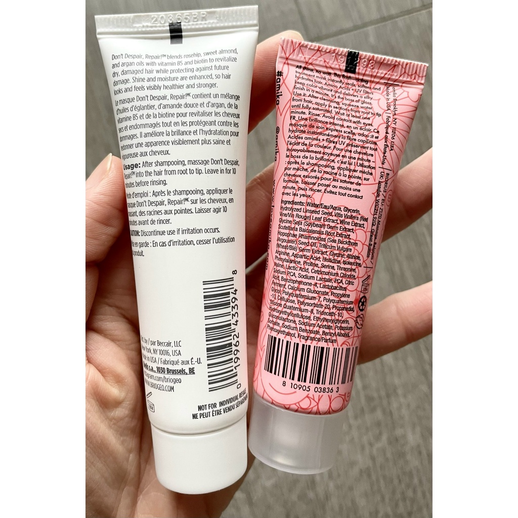 Mặt nạ ủ tóc, phục hồi tóc hư tổn Amika &Briogeo 30ml; Hsd 2024