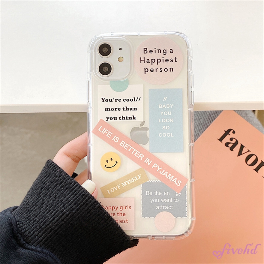 Ốp điện thoại silicon trong suốt hình nhãn hiệu cho Samsung Galaxy A42 A12 A02s A21s A71 A51 A70 A50 A50s A30s A30 A20 A10 | BigBuy360 - bigbuy360.vn