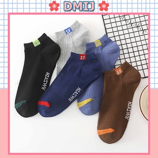 Set 5 đôi tất nam cổ thấp nhiều mẫu vớ nam cổ thấp chữ SP TN15