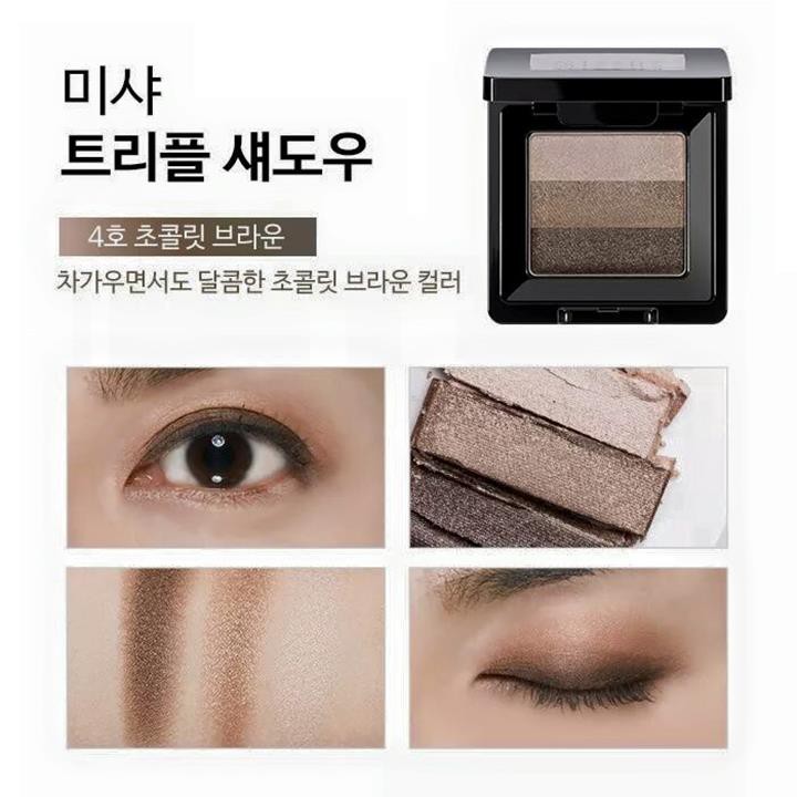 Phấn Mắt Missha The Style Triple Shadow  3 Màu Đẹp Lung Linh