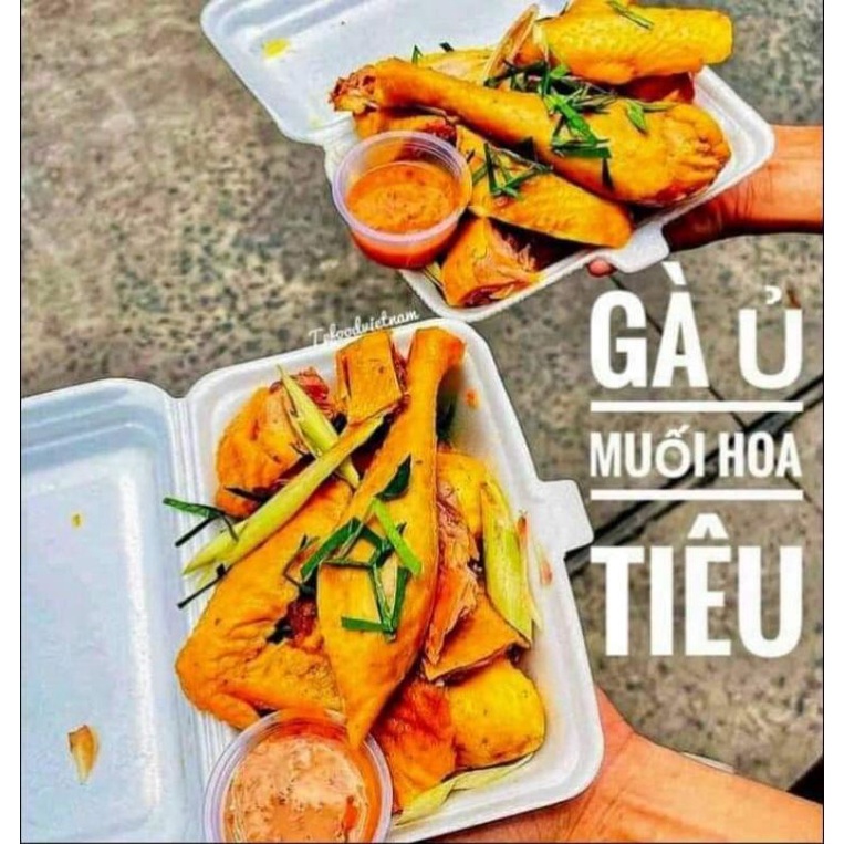 Gà ủ muối hoa tiêu - Ăn liền - 500GR