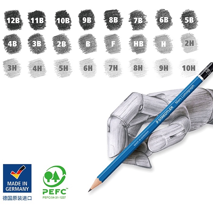 CHÌ PHÁC THẢO STAEDTLER MARS® LUMOGRAPH® 100 THEARTSHOP