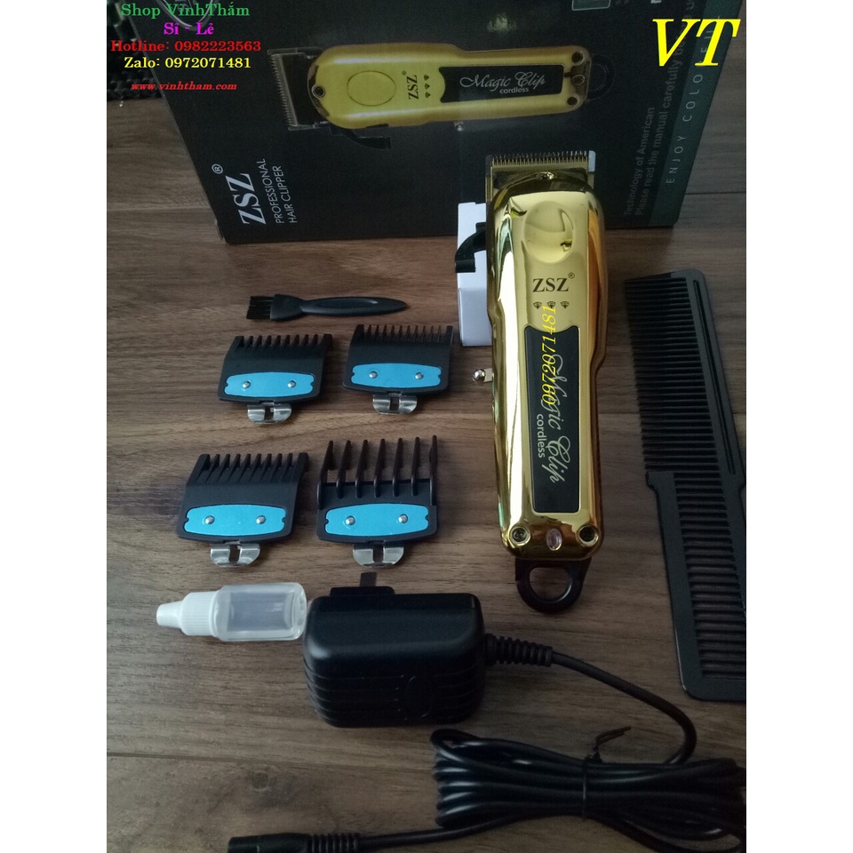 Tông đơ cắt tóc magic clip lưỡi kép cao cấp F80 bản cao cấp năm 2022