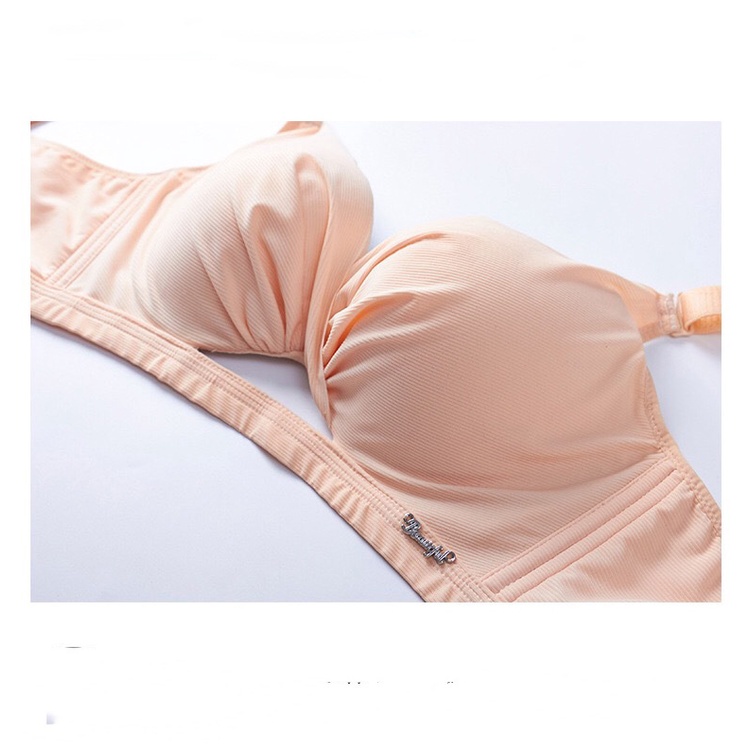 Áo lót nữ nâng ngực không gọng mút dày 5cm nâng ngực tạo khe bản to 3 móc cài che mỡ lưng - AL021