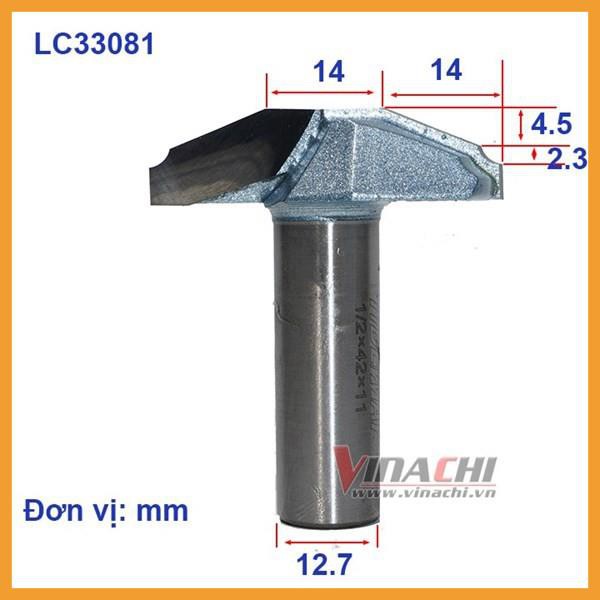 Mũi Huỳnh Vát Chỉ Tròn Tideway LC33801 - Mũi Huỳnh Vát Chỉ Tròn chuyên dùng để huỳnh ván, huỳnh vát, soi ván