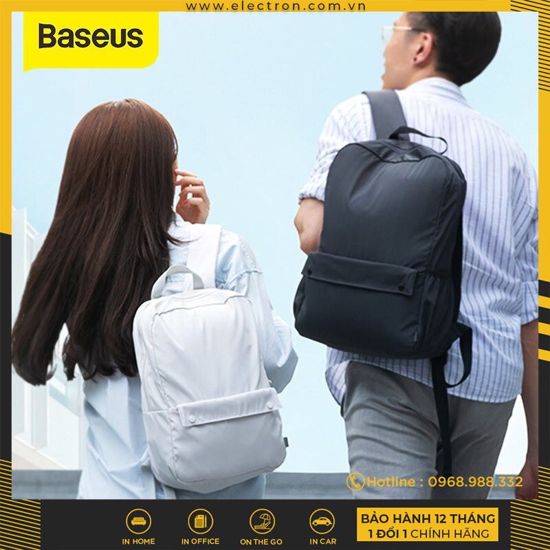 Ba lô vải dù chống thấm nước Baseus Basics Series 13" / 16" Computer Backpack dùng cho Tablet /Laptop/ Macbook