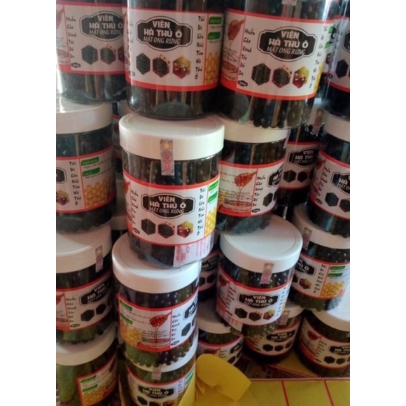 Viên hà thủ ô đỏ mật ong 1kg ngon tác dụng đen tóc
