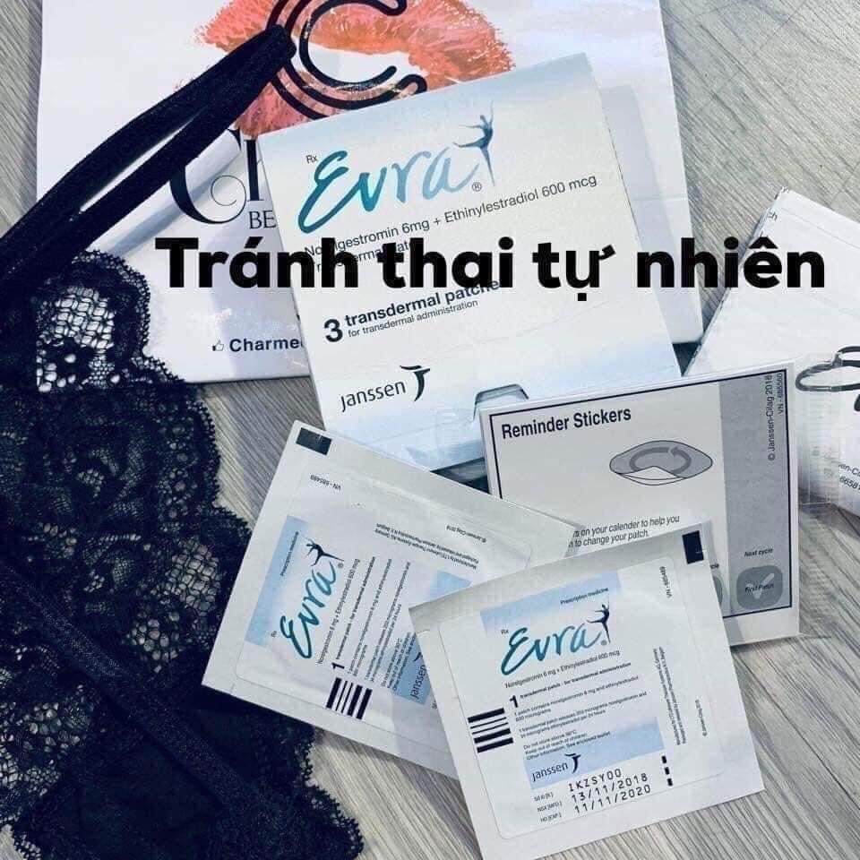 Miếng dán tránh thai Evra Thái Lan mẫu mới