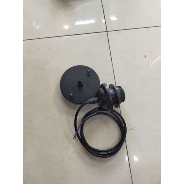 Bộ đui dây đế đèn thả trần đui E27, dùng lắp đèn mây tre đan