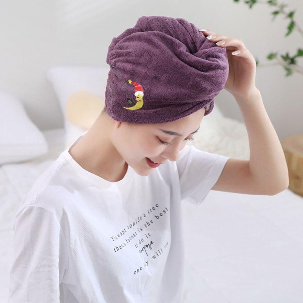 Mũ Lông Cừu Trùm Đầu Kiêm Khăn Choàng Cổ Thấm Hút Nước Nhanh Khô In Họa Tiết Kẻ Sọc / Mặt Tr