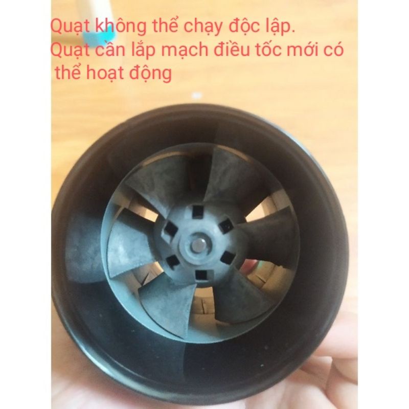 Quạt HP Nidec phản lực  12V-16.5A - Mạch điều tốc động cơ 3 pha không chổi than