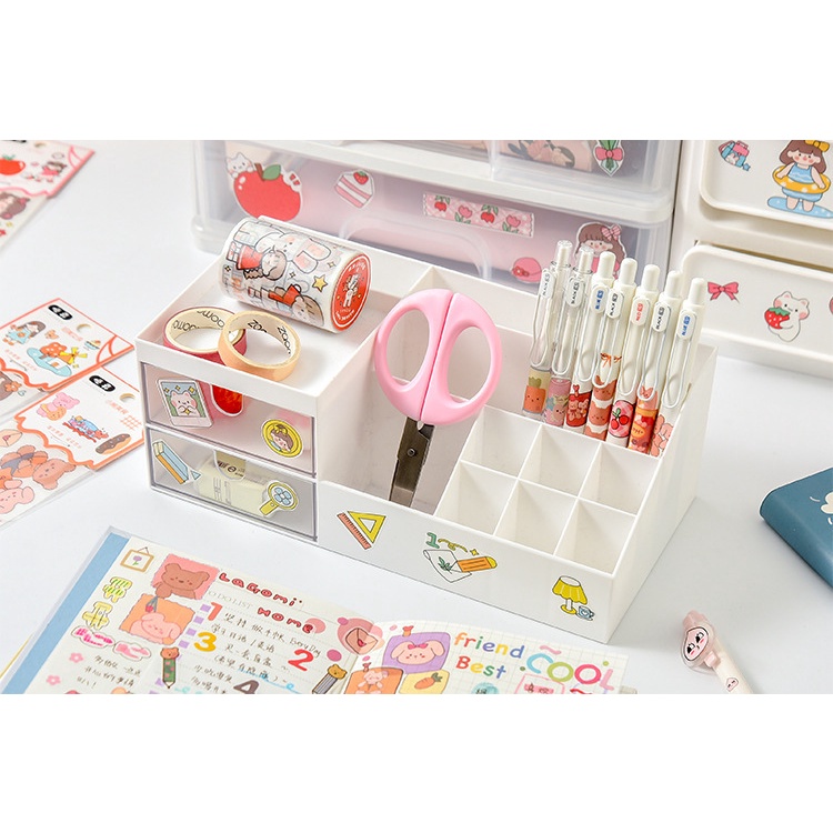 Hình dán sticker không thấm nước phim hoạt hình hoạt dành cho cô gái dễ thương