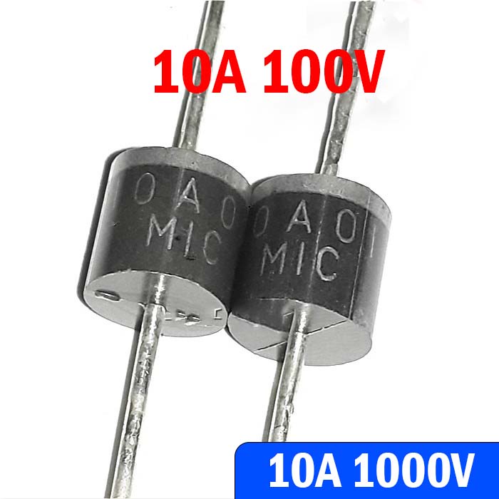 Diode Chỉnh lưu MIC 10A10 đi ốt chân cắm dòng tối đa 10A điện áp 1000V