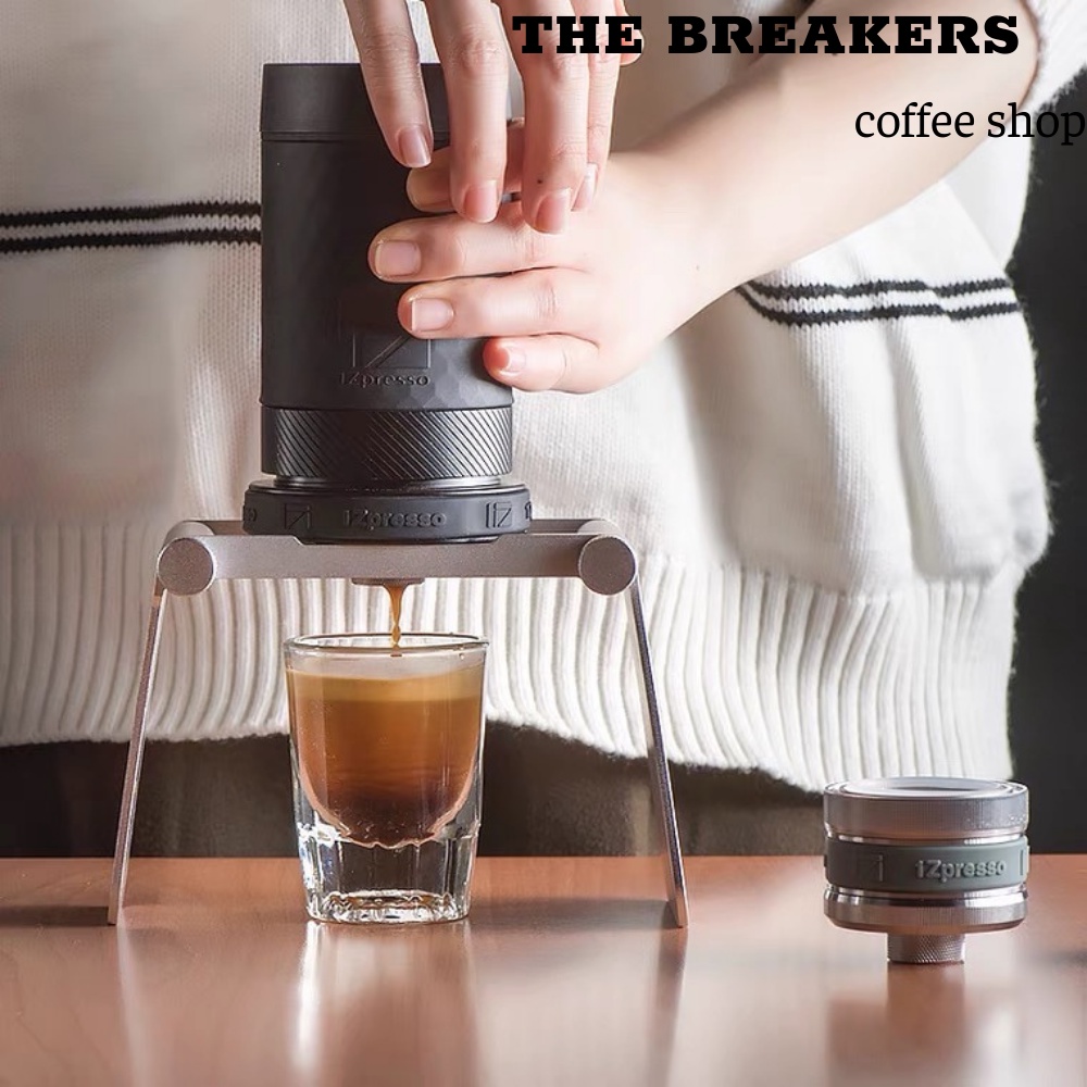 Máy pha cà phê cầm tay 1Zpresso Y3 phiên bản 2021 máy pha cafe du lịch cắm trại tặng kèm basket bottomless & lưới lọc
