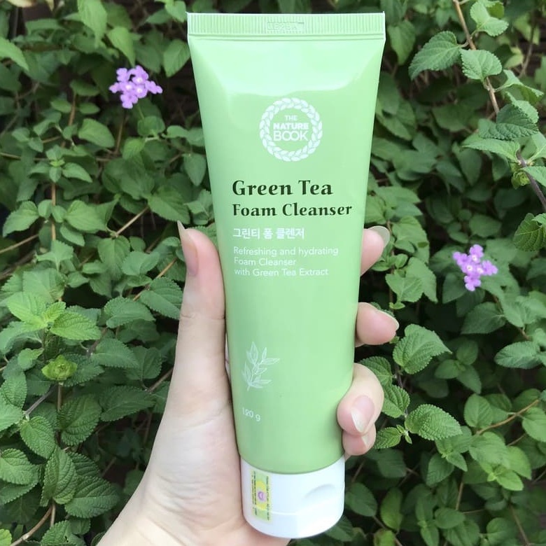 Sữa rửa mặt cho da mụn,da dầu chiết xuất trà xanh The nature book 120g | BigBuy360 - bigbuy360.vn