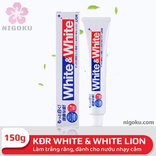 Kem đánh răng white & white lion nhật 150g