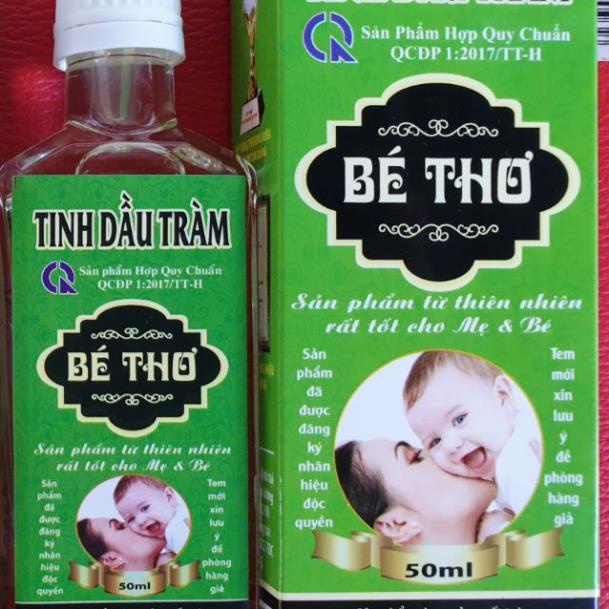 [GIÁ GỐC] Tinh dầu tràm Bé Thơ giúp giữ ấm cho bé - Chai 50 và 100ml