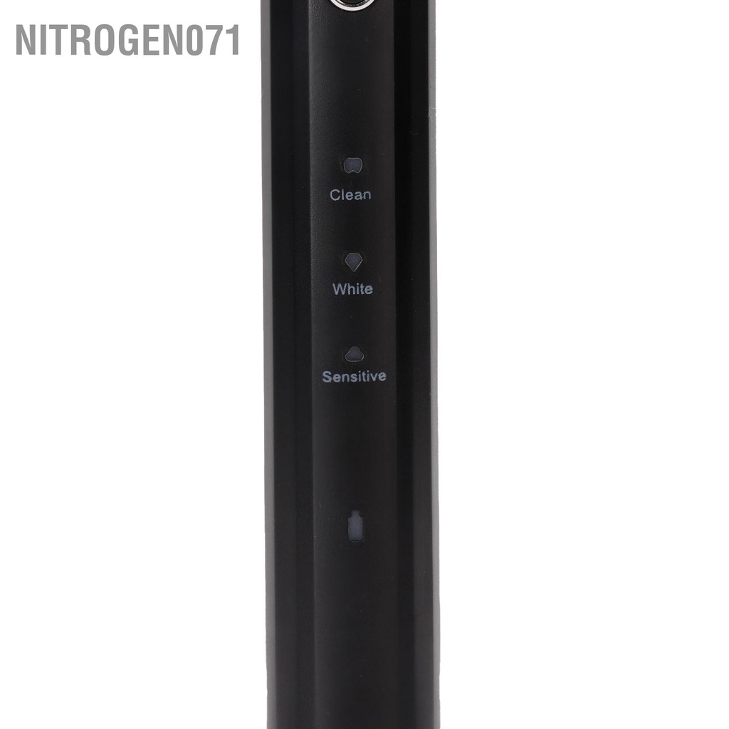 Bàn Chải Đánh Răng Điện Siêu Âm 3 Chế Độ Pin Sạc USB 2 Đầu Chống Nước IPX7 Có Hẹn Giờ Thông Minh