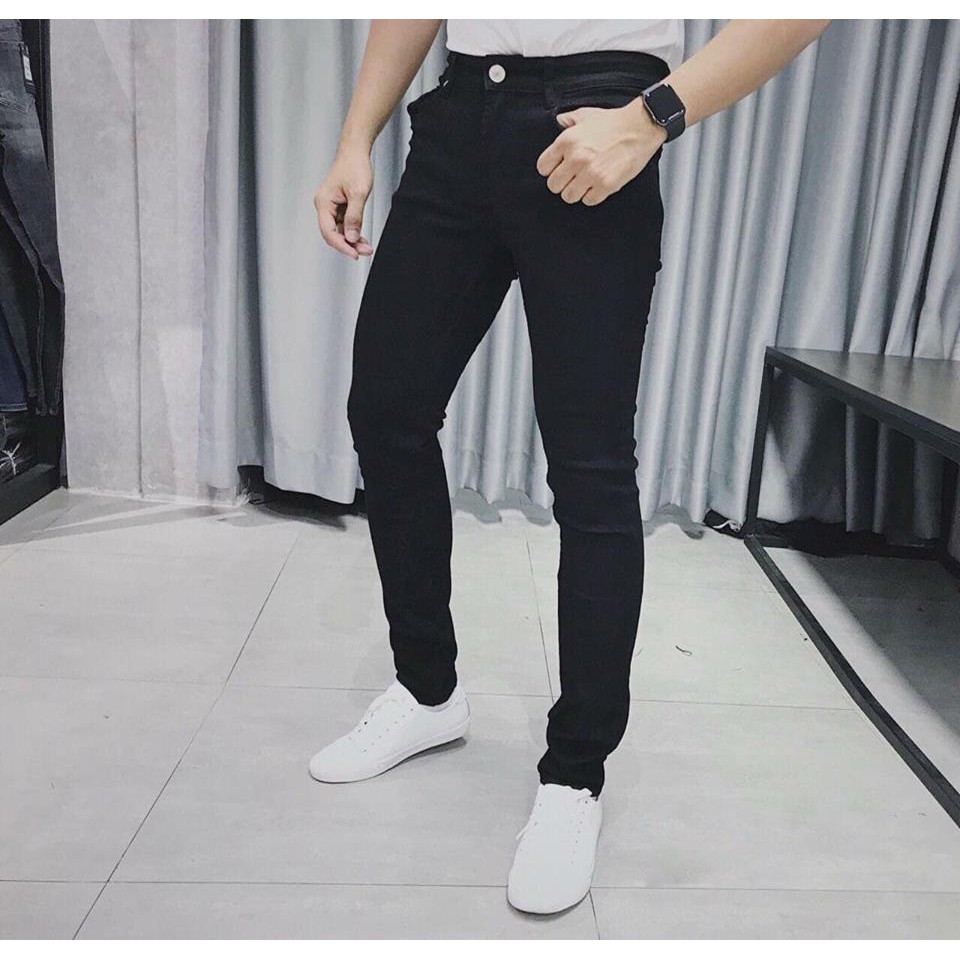 Quần Bò Xanh Đậm Dáng Vừa Chất Vải Jean Mịn Đẹp Phong Cách Thời Trang Quần Jeans Nam | BigBuy360 - bigbuy360.vn