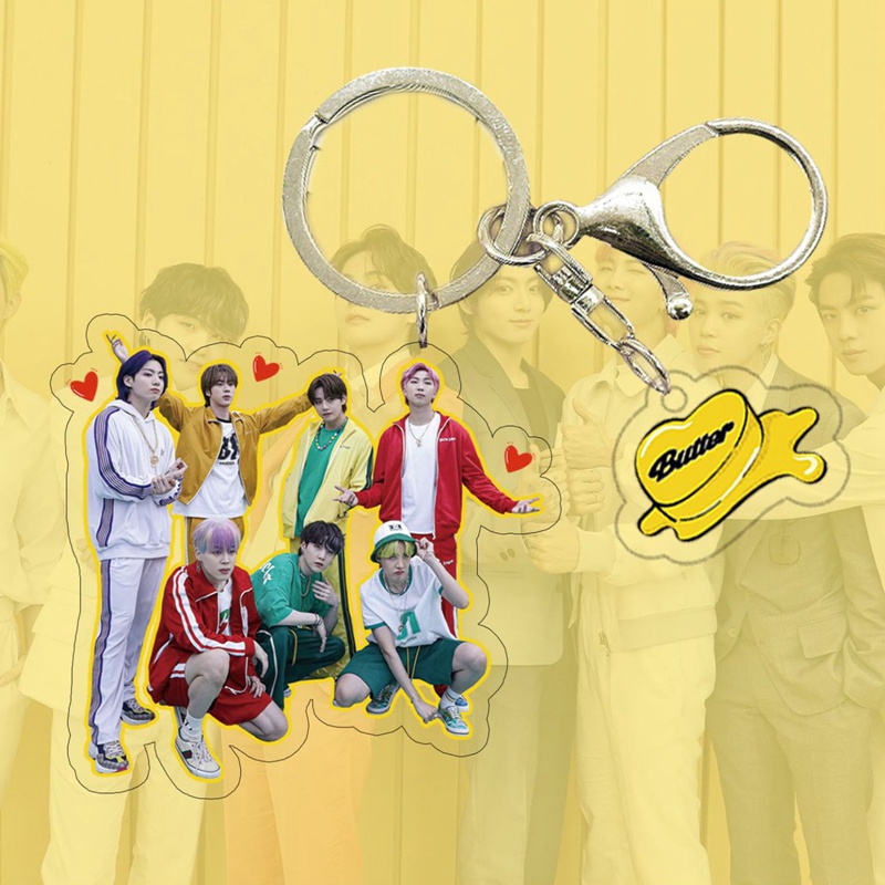 Móc khóa hình thành viên nhóm nhạc BTS mới