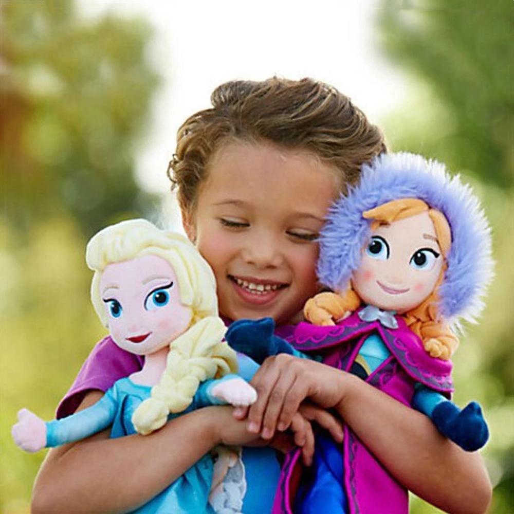 Búp Bê Nhồi Bông Hình Công Chúa Elsa Và Anna Kích Thước 40 / 50CM