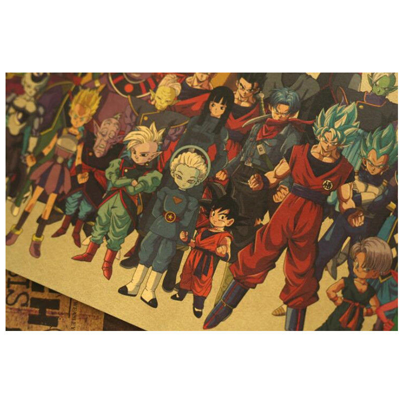 Hoạt Hình poster Phim dragon ball Trang Trí Tường Nhà