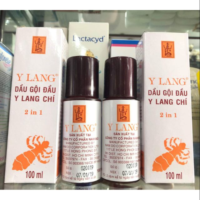 Y LANG - Dầu gội đầu trị chí 100ml