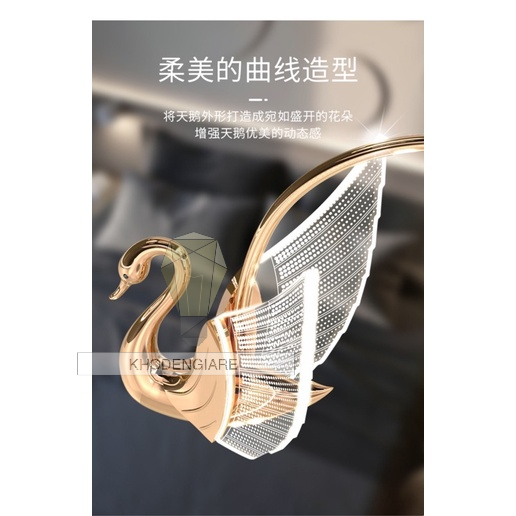 Đèn cây thiên nga mạ vàng SWAN 2226F với thiết kế tinh tế mới lạ