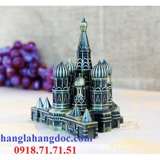 Mô hình điện Kremlin bằng kim loại, biểu tượng của nước Nga vĩ đại