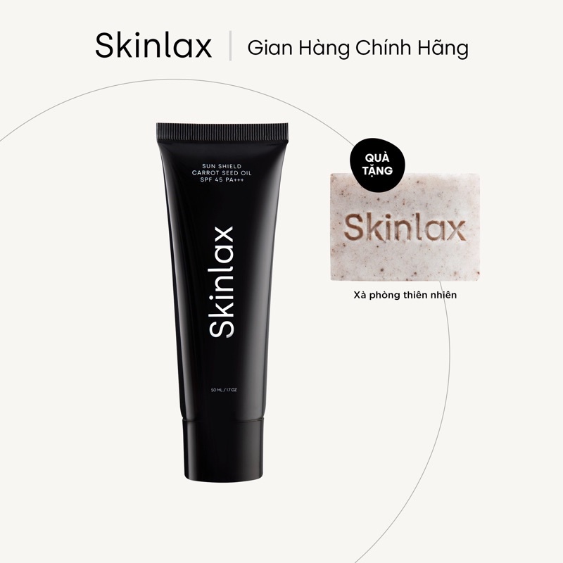 Kem Chống Nắng Dầu Hạt Cà Rốt Nâng Tông Chống Ánh Sáng Xanh SKINLAX ( 50ml )