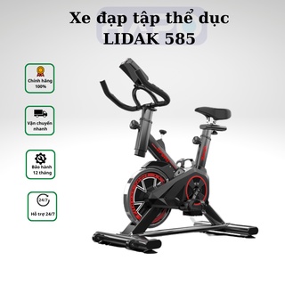 Xe đạp tập thể dục tại nhà lidak 585 chính hãng, xe đạp thể dục nhỏ gọn, dụng cụ thể thao gym