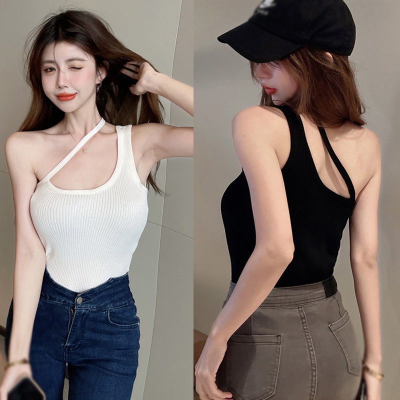 Áo Tank Top Thiết Kế Độc Đáo Thời Trang Cá Tính Trẻ Trung Cho Nữ