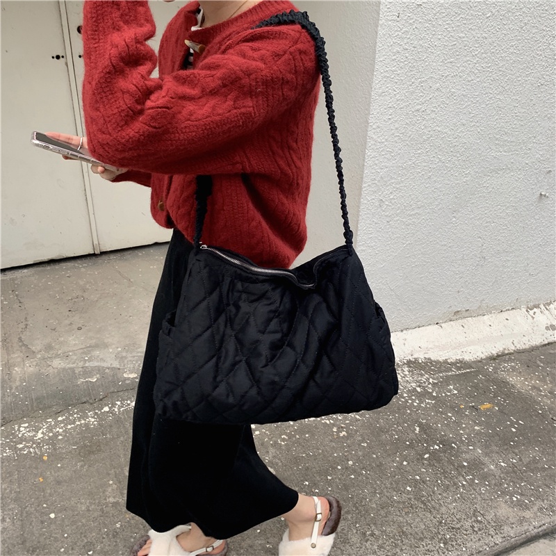 Túi đeo vai IELGY vải canvas Hàn Quốc xinh xắn cho nữ