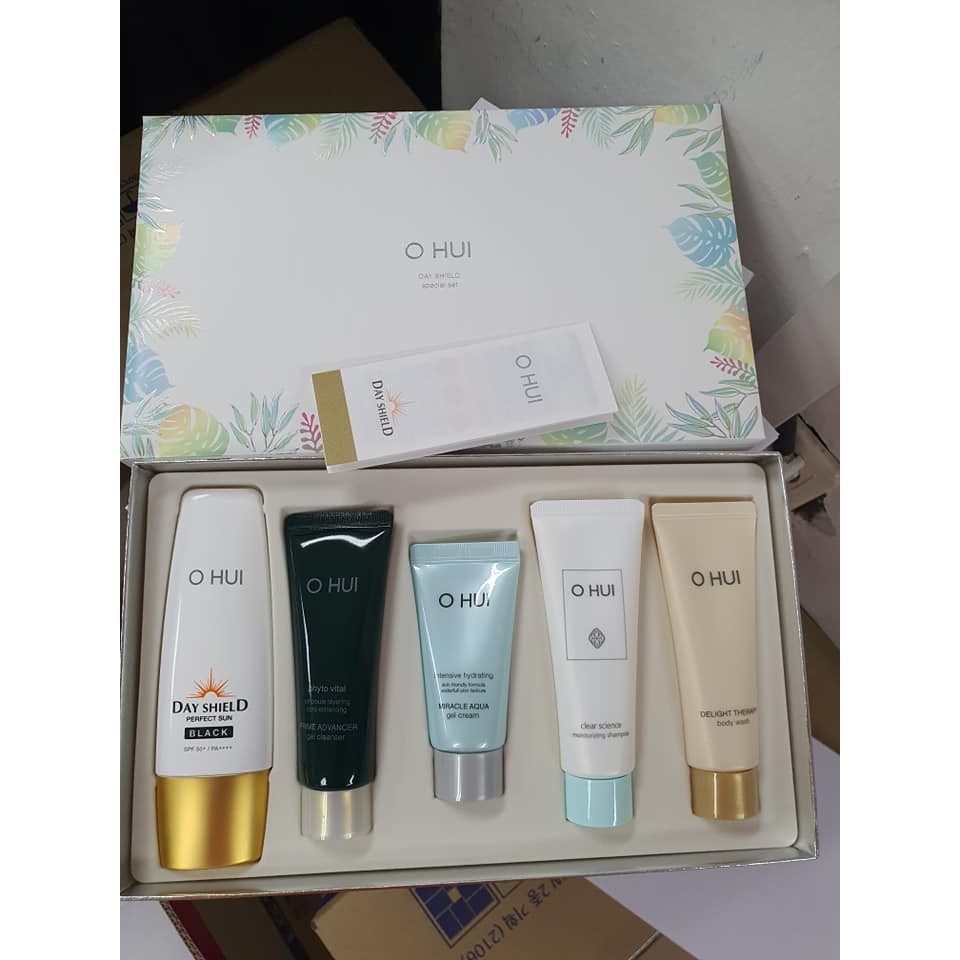 Kem chống nắng Ohui (Ohui Day Shield Perfect Sun Black SPF 50+, PA++++ special set) 5 sp_Kem mặt