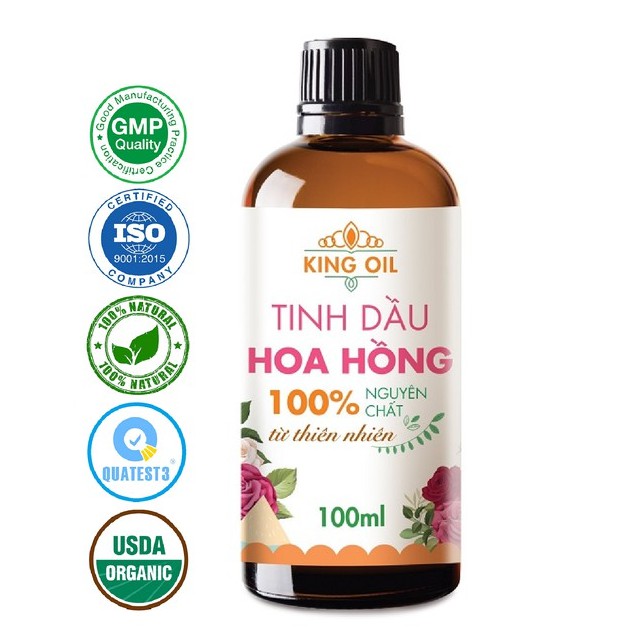 Tinh dầu hoa hồng nguyên chất Organic từ thiên nhiên - KingOil