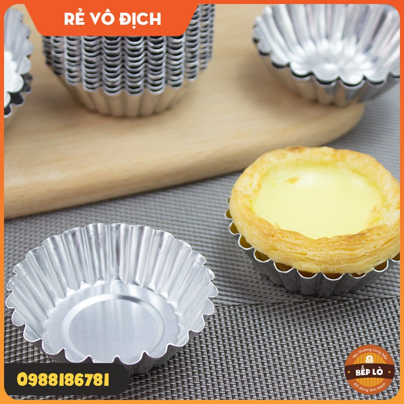 Khuôn tart vân hình hoa cúc làm bánh tart, thạch, bánh pudding, bánh ngọt Y29-Y26 SỬ DỤNG NHIỀU LẦN