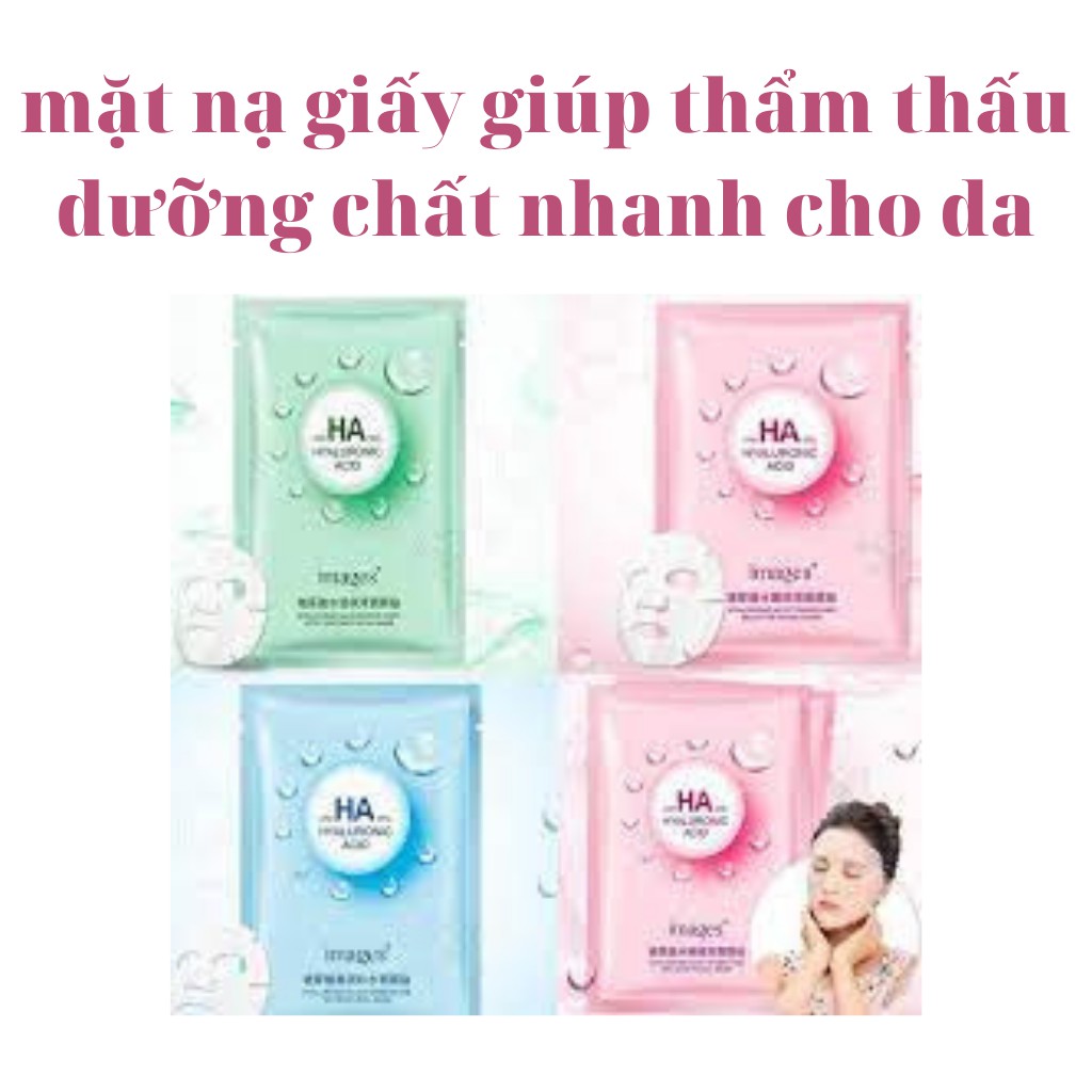 Mặt nạ giấy dưỡng trắng sáng da nội địa trung BIOAQUA mask cấp ẩm nước da dầu giảm mụn | BigBuy360 - bigbuy360.vn