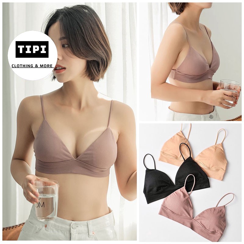 Áo lót nữ bralette cao cấp đệm mỏng chất thun cotton N3