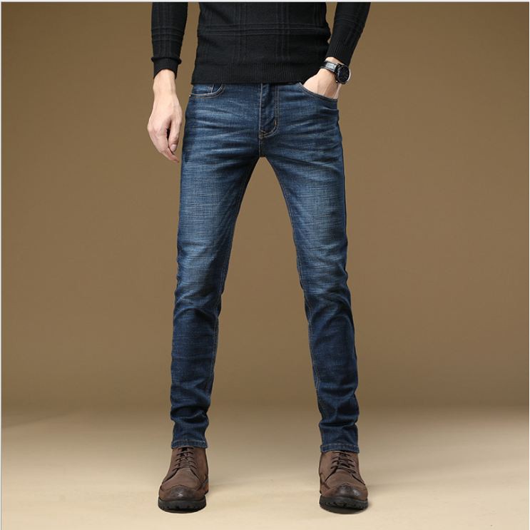 Quần jean nam dài trơn ♻️FREESHIP♻️ 3 màu chuẩn đẹp chất vãi co giãn hàng VNXK | BigBuy360 - bigbuy360.vn